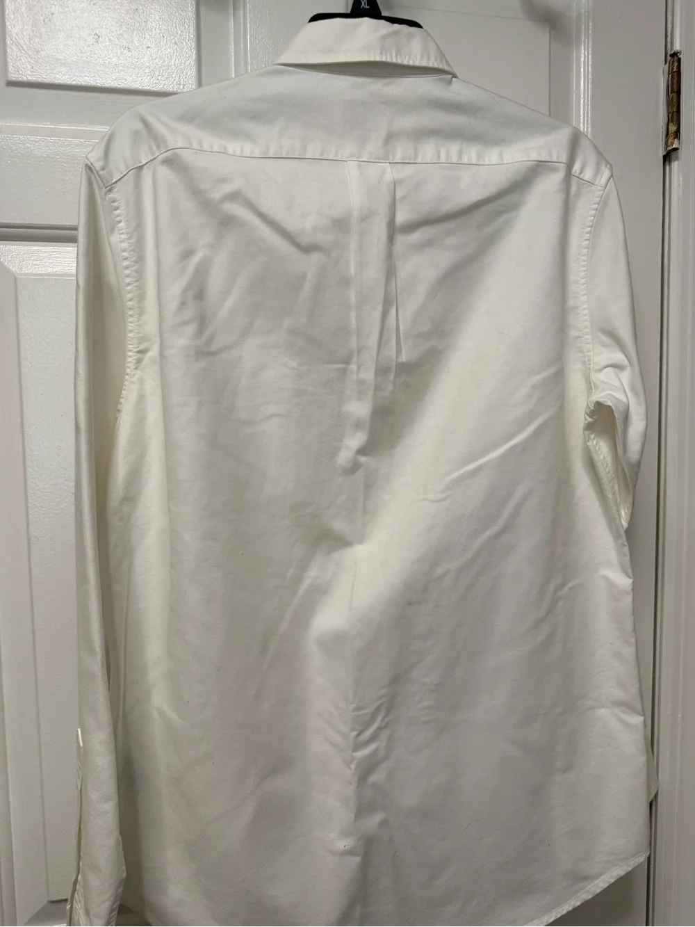 J Crew White Men’s Button Down Shirt MEDIUM Pima Cotton Classic Work